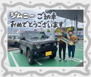 クールなJimnyをご納車しました(^^♪